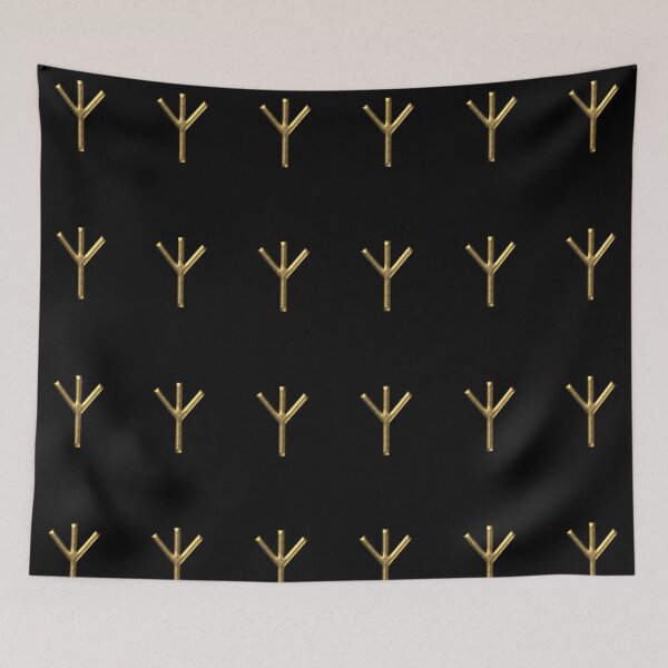 Item preview, Algiz Rune - Connection with Asgard / Protection designed and sold by nitty-gritty.