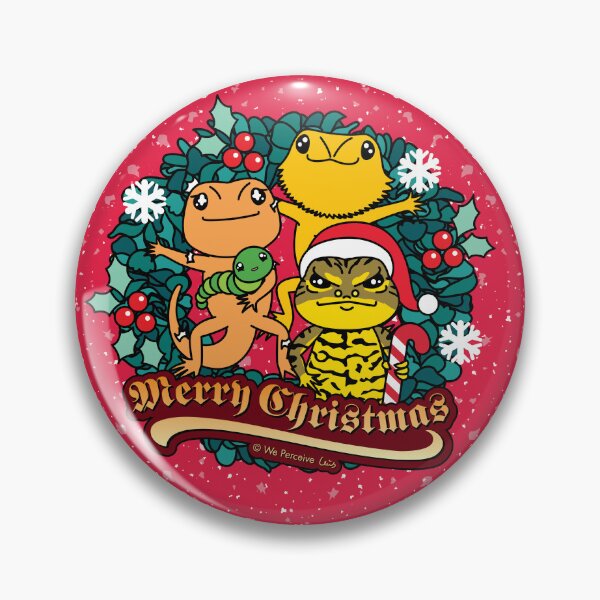 Item preview, WE PERCEIVE | Bearded Dragon & Uromastyx Geyri Wish You a Merry Christmas!! designed and sold by Luis Wong | We Perceive.