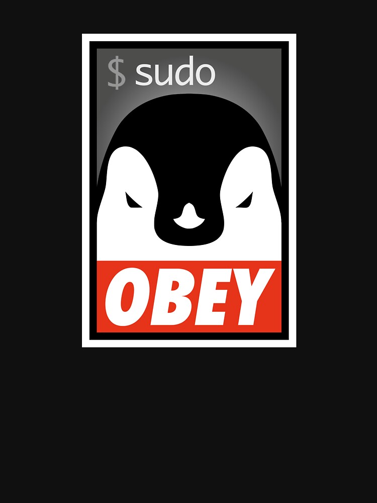 Thumbnail 7 of 7, Classic T-Shirt, Sudo must be Obeyed designed and sold by code-x-tees.