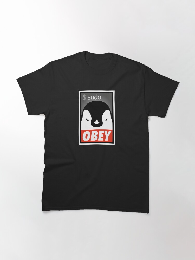 Thumbnail 3 of 7, Classic T-Shirt, Sudo must be Obeyed designed and sold by code-x-tees.