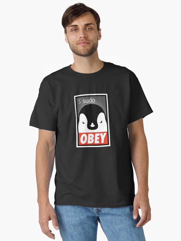 Thumbnail 1 of 7, Classic T-Shirt, Sudo must be Obeyed designed and sold by code-x-tees.
