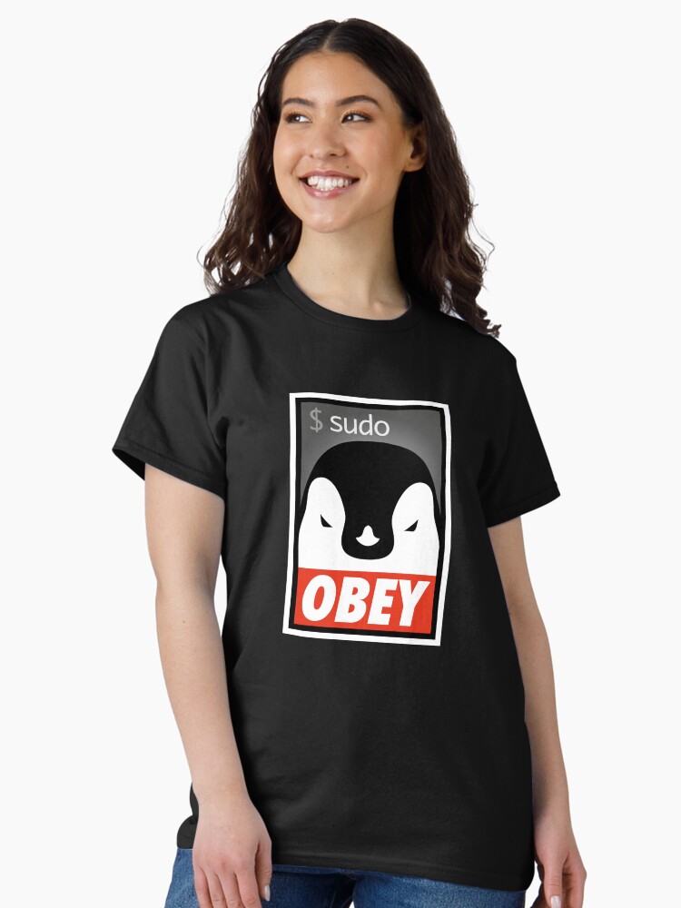 Thumbnail 2 of 7, Classic T-Shirt, Sudo must be Obeyed designed and sold by code-x-tees.