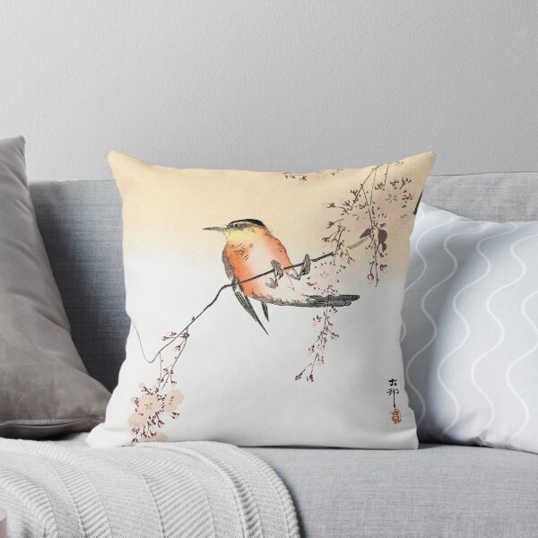 Item preview, Songbird and Blossoming Cherry by Ohara Koson - Great Arts designed and sold by InHerits.