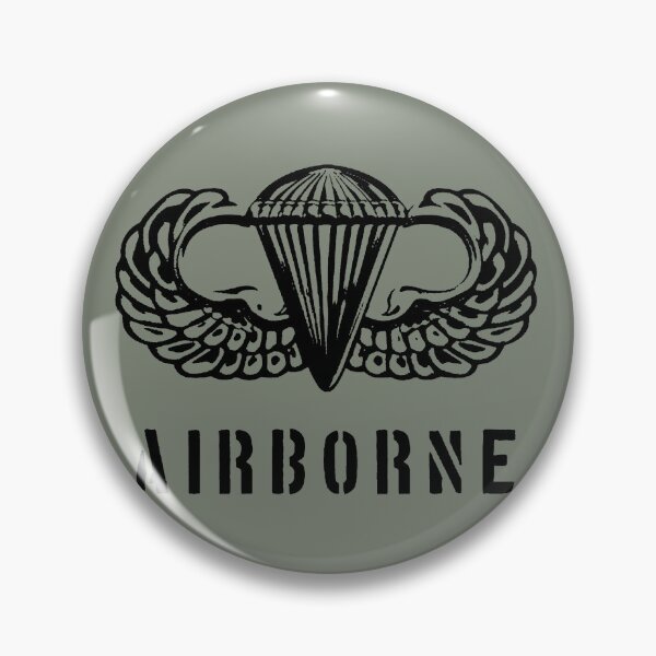 Item preview, US airborne parawings - black designed and sold by wordwidesymbols.
