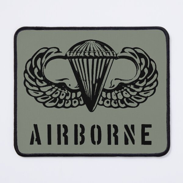 Item preview, US airborne parawings - black designed and sold by wordwidesymbols.