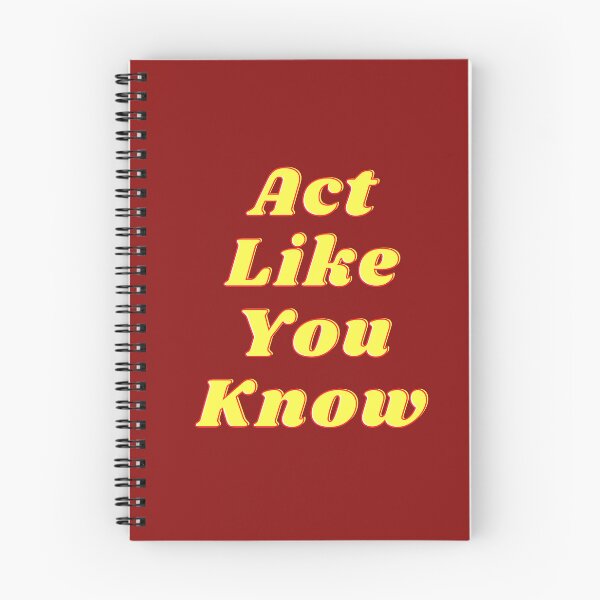 Item preview, Act like you know designed and sold by Texterous.