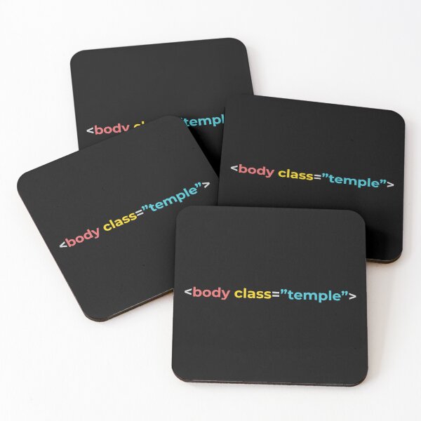Item preview, HTML Body is a Temple - HTML Novelty Web Developer designed and sold by SqrlStudios.