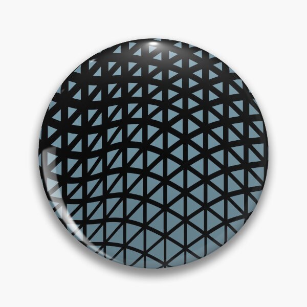 Item preview, Black and Blue Triangle Gradient Wave Pattern Pairs DE 2022 Popular Color Smoky Blue DET570 designed and sold by ColorOfTheYears.