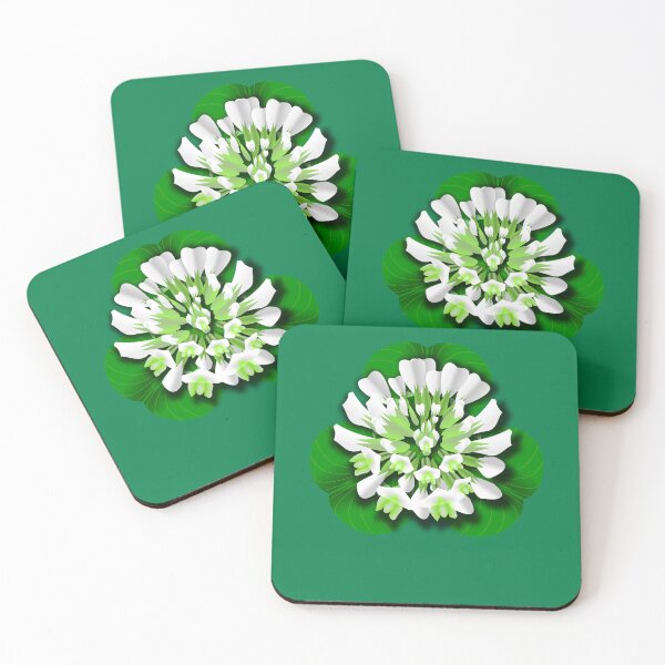 Item preview, clover-flower-clipart-shamrock-four-leaf-clover designed and sold by Faiesigsi.
