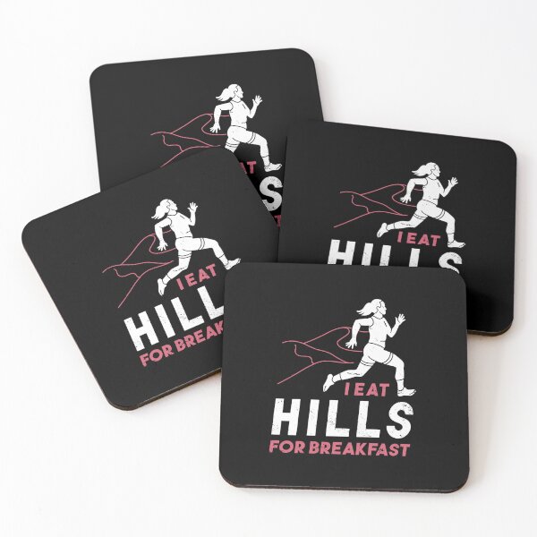 Item preview, I Eat Hills for Breakfast for Women Who Run designed and sold by friendlyspoon.