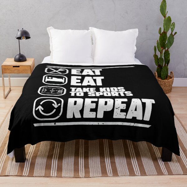 Item preview, Eat Sleep Take Kids To Sport Repeat Funny Mom designed and sold by MakeGoodChoices.