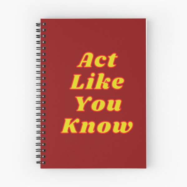 Item preview, Act like you know designed and sold by Texterous.