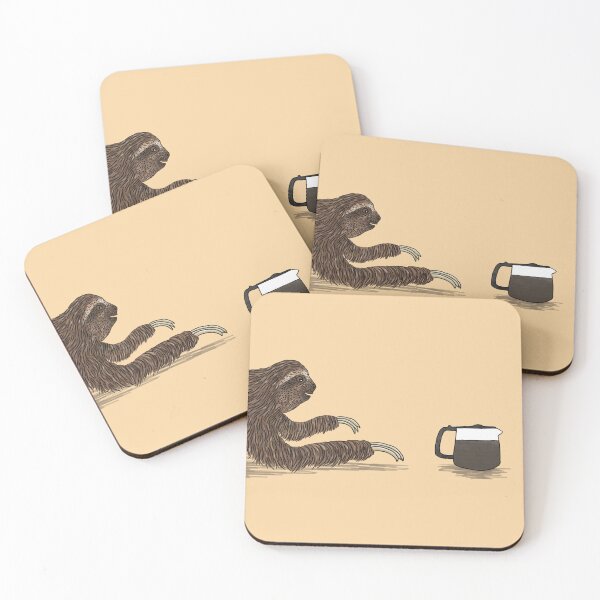 Item preview, Sloth Crawling To The Coffee designed and sold by Martina Scott.
