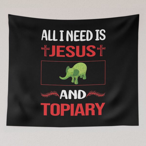 Item preview, Funny Jesus Topiary designed and sold by FifineCroteau.