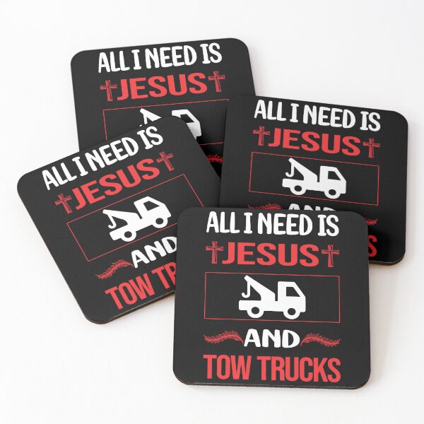 Item preview, Funny Jesus Tow Truck Trucks designed and sold by FifineCroteau.