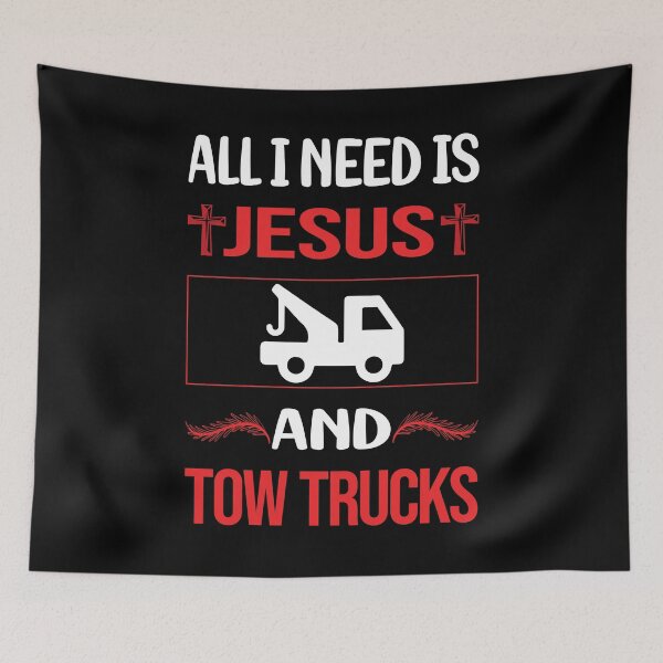 Item preview, Funny Jesus Tow Truck Trucks designed and sold by FifineCroteau.