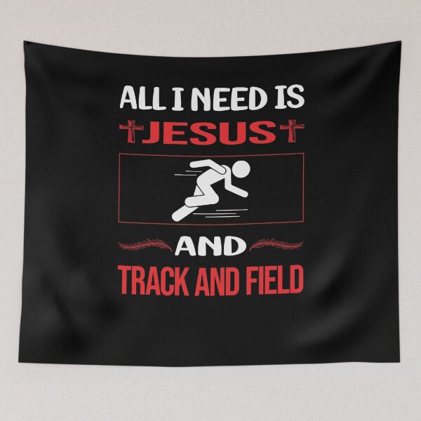 Item preview, Funny Jesus Track And Field designed and sold by FifineCroteau.