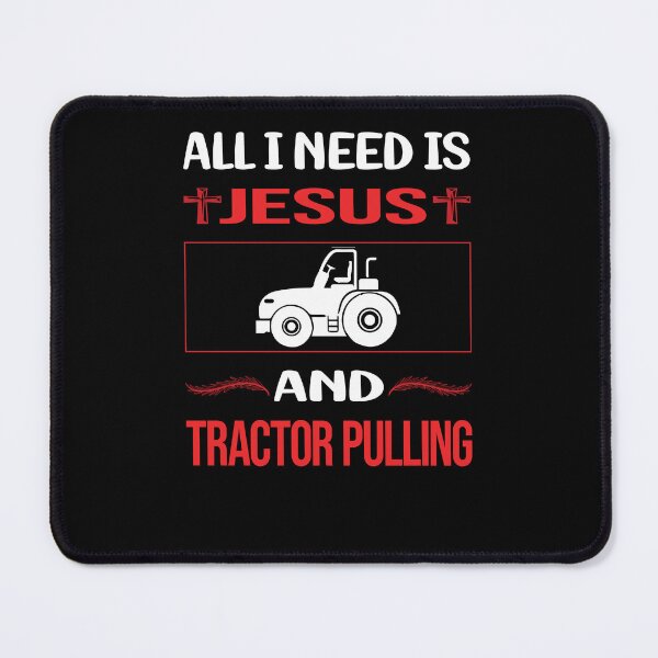 Item preview, Funny Jesus Tractor Pulling designed and sold by FifineCroteau.