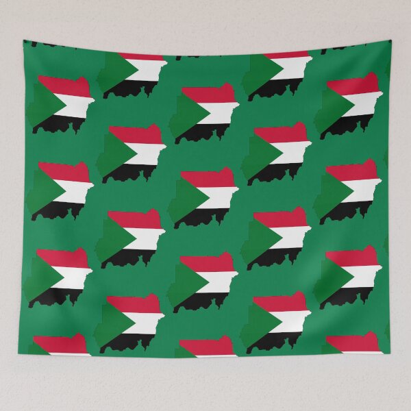 Item preview, flag-of-sudan-bir-tawil-blank-map-saint-patrick-s-day designed and sold by Faiesigsi.