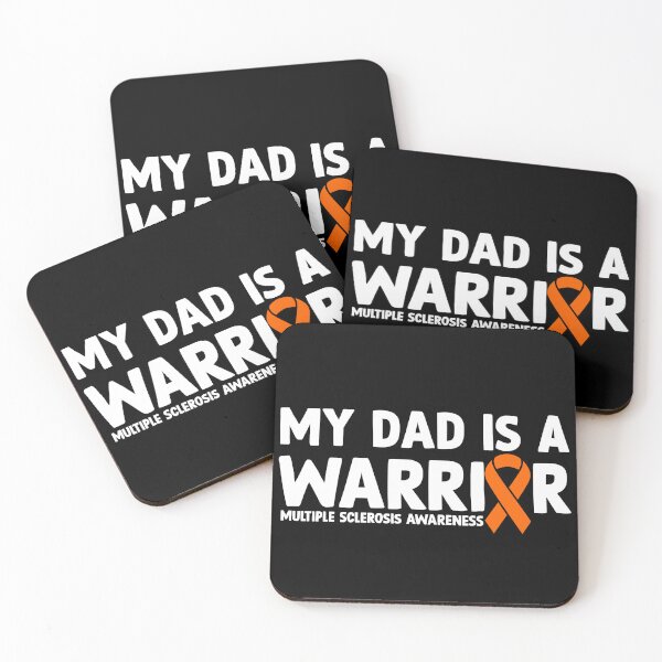 Item preview, Multiple Sclerosis Awareness Quote: My Dad Is A Warrior designed and sold by AMINE  ★★★★★.