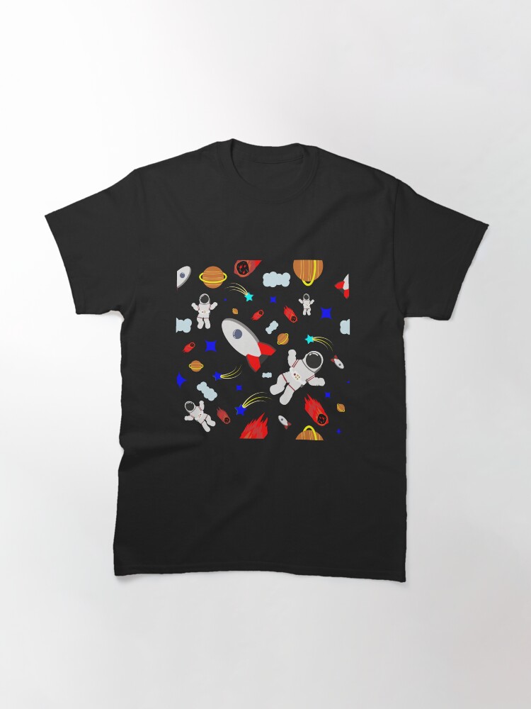 Vista alternativa de Camiseta clásica Aficionados al espacio