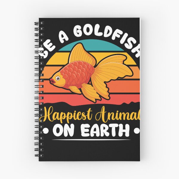 Item preview, Be A Goldfish Happiest Animal On Earth Vintage designed and sold by MakeGoodChoices.