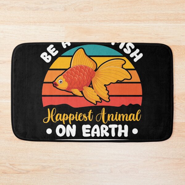 Item preview, Be A Goldfish Happiest Animal On Earth Vintage designed and sold by MakeGoodChoices.