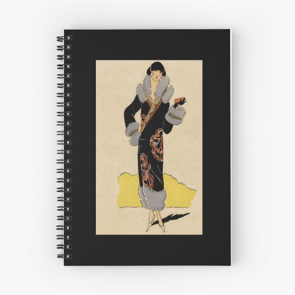 Item preview, Vintage illustration from the fashion magazine Very Parisian Chinese Flowers designed and sold by mesreveries.