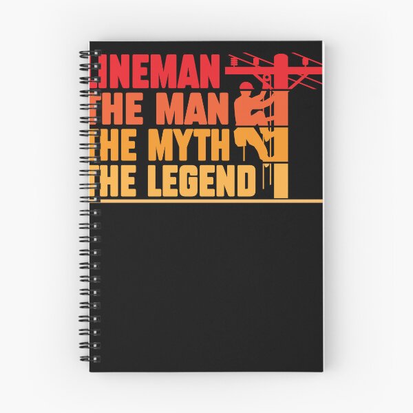 Item preview, Lineman The Man Myth The Legend Funny Linesman designed and sold by MakeGoodChoices.