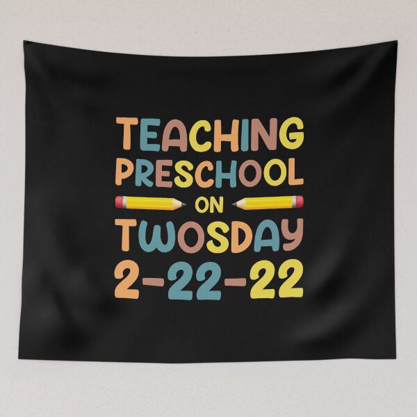 Item preview, Twosday Tuesday February 2-22-2022, Funny Teaching Preschool on Twosday 2-22-22 Preschool Teacher designed and sold by Shopnetro.