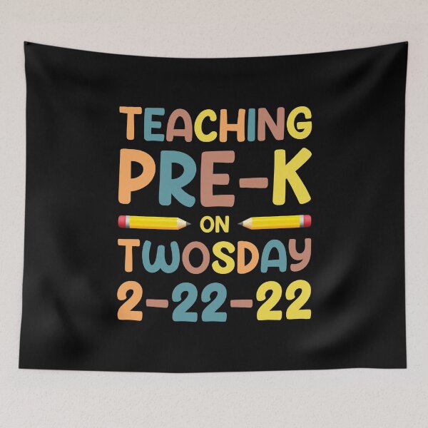 Item preview, Twosday Tuesday February 2-22-2022, Funny Teaching Pre-K on Twosday 2-22-22 Pre-K Teacher designed and sold by Shopnetro.