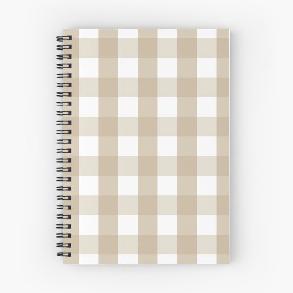 Item preview, Gingham Plaid Pattern (tan/white) designed and sold by Design Minds Boutique.