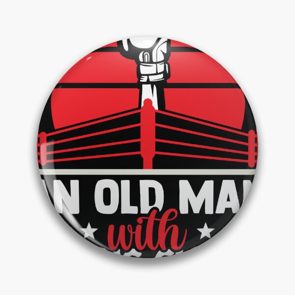 Item preview, Never Underestimate An Old Man With Boxing Gloves designed and sold by MakeGoodChoices.