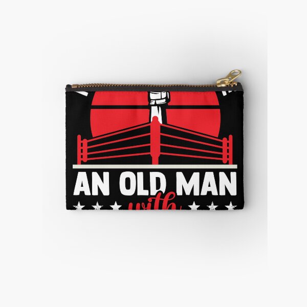 Item preview, Never Underestimate An Old Man With Boxing Gloves designed and sold by MakeGoodChoices.