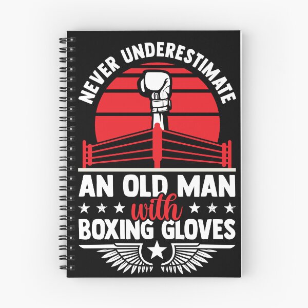 Item preview, Never Underestimate An Old Man With Boxing Gloves designed and sold by MakeGoodChoices.