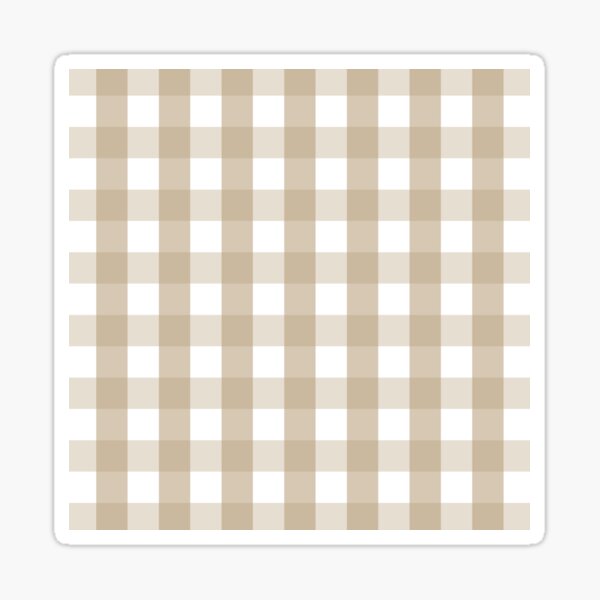 Mid-tone Brown White Buffalo Plaid Checkerboard Pattern Pairs 2023 COTY  Redend Point SW 9081 Bath Towel by Petite Patterns - Pixels