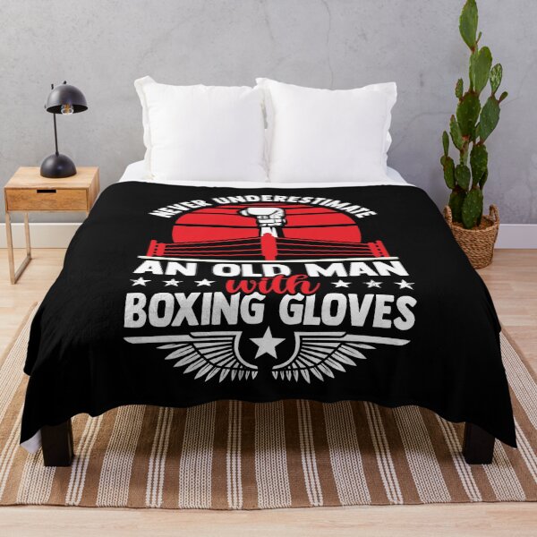 Item preview, Never Underestimate An Old Man With Boxing Gloves designed and sold by MakeGoodChoices.