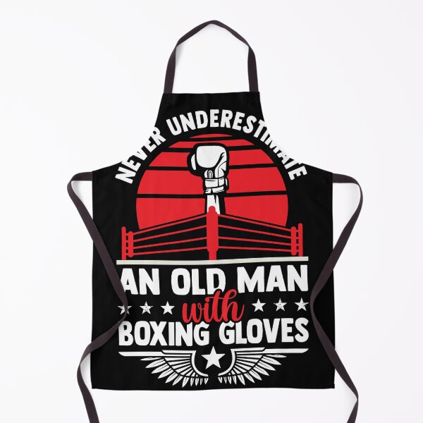 Item preview, Never Underestimate An Old Man With Boxing Gloves designed and sold by MakeGoodChoices.
