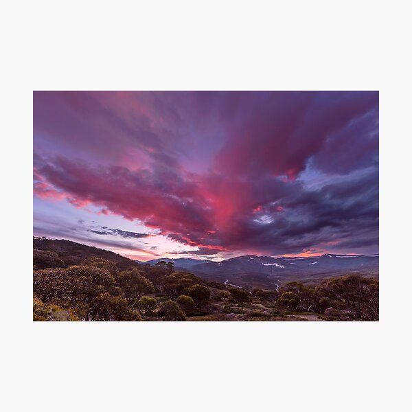 Item preview, Snowy Mountain Sunset designed and sold by Jason Wehbe.