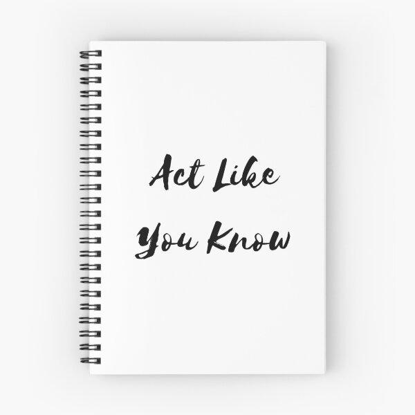 Item preview, Act like you know designed and sold by Texterous.
