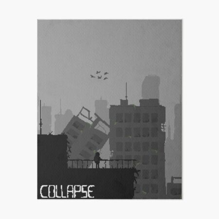 Collapse City Art Board Print
