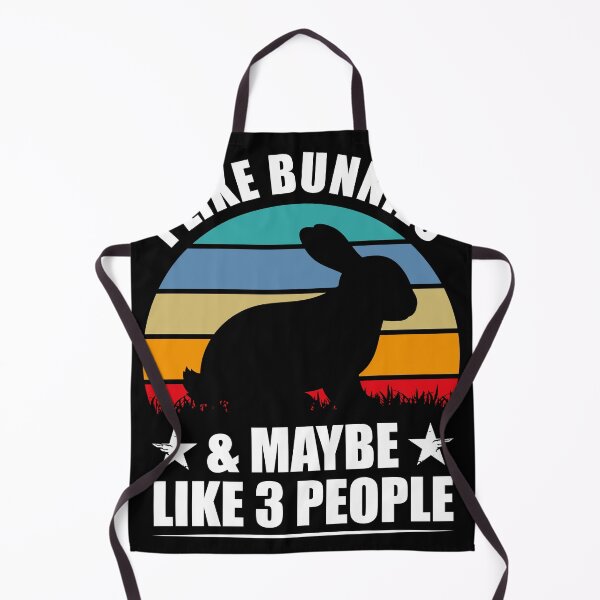 Item preview, I Like Bunnies And Maybe Like 3 Three People Bunny designed and sold by MakeGoodChoices.