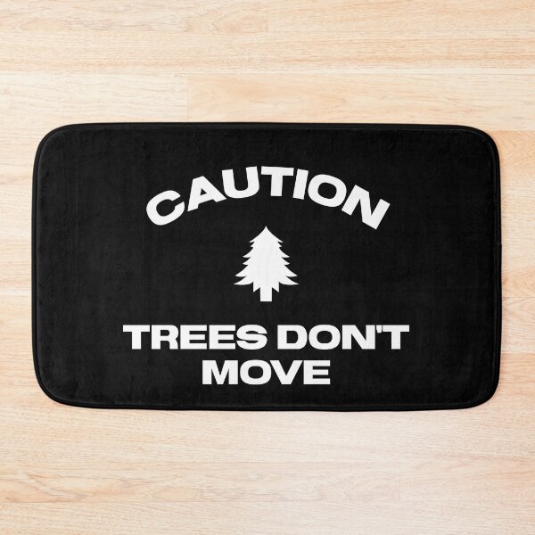 Item preview, Caution Trees Don't Move - Funny Skiing Warning Sign Quotes designed and sold by ferdaousseshop.