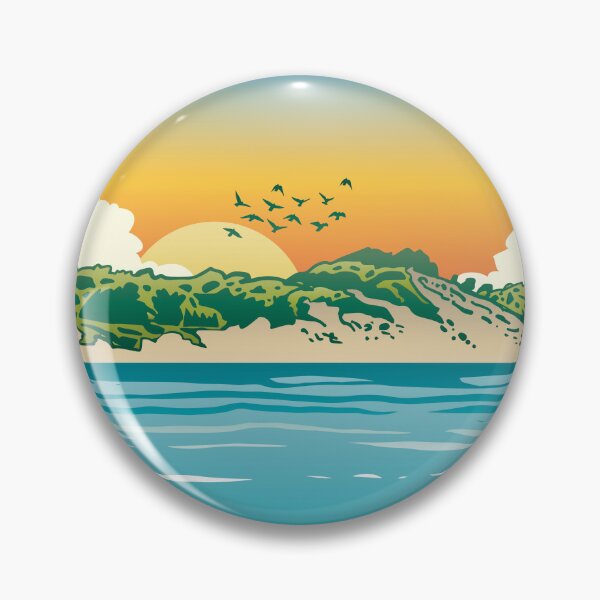 Item preview, Distant Shore Indiana Dunes Poster designed and sold by indianadunes.