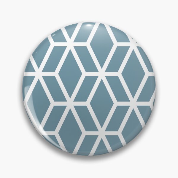 Item preview, Blue and White Tessellation Line Pattern 16 Pairs DE 2022 Popular Color Smoky Blue DET570 designed and sold by ColorOfTheYears.