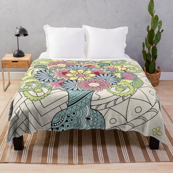 Item preview, vase with flowers designed and sold by AlinNova.