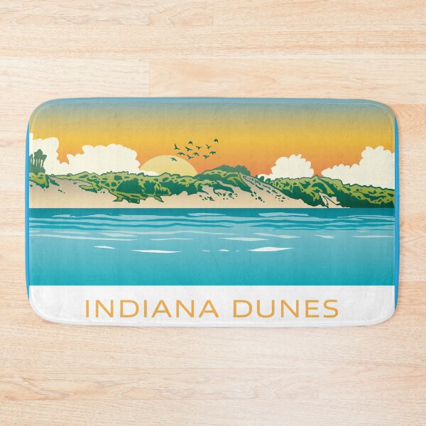 Item preview, Distant Shore Indiana Dunes Poster designed and sold by indianadunes.