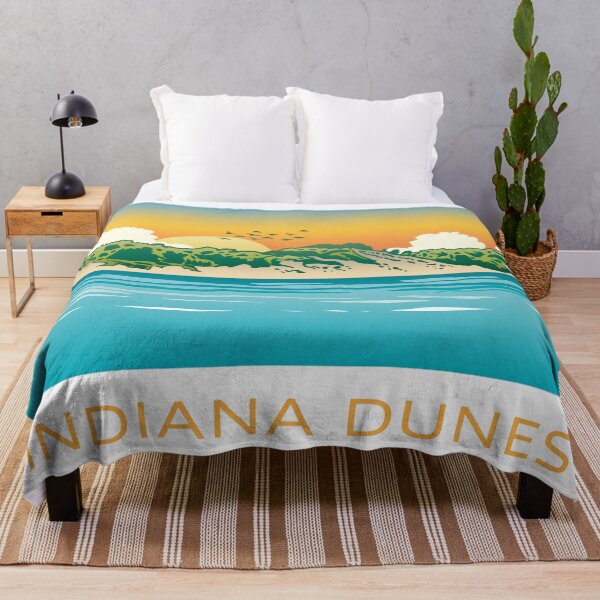 Item preview, Distant Shore Indiana Dunes Poster designed and sold by indianadunes.