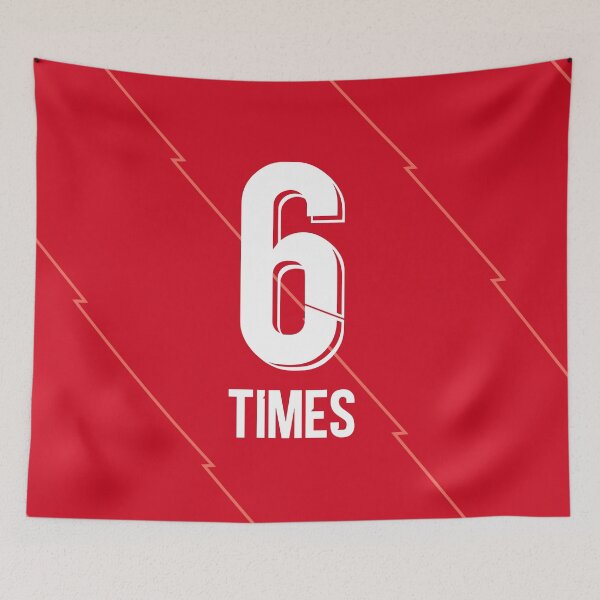 Item preview, 6 times Liverpool Home jersey 21/22 designed and sold by Alimator.