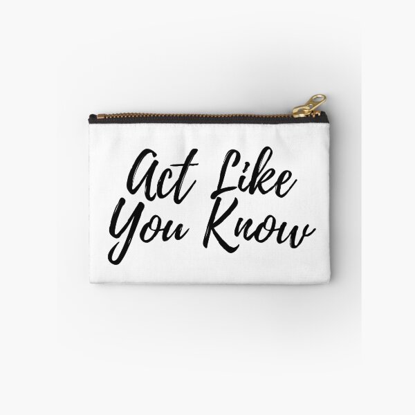 Item preview, Act like you know designed and sold by Texterous.